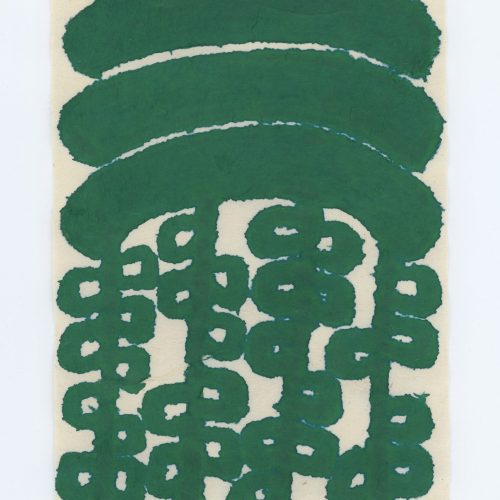 Rowing in Eden, 2025 
13 x 19 cm 
Ink on tibetan paper 
Price upon request