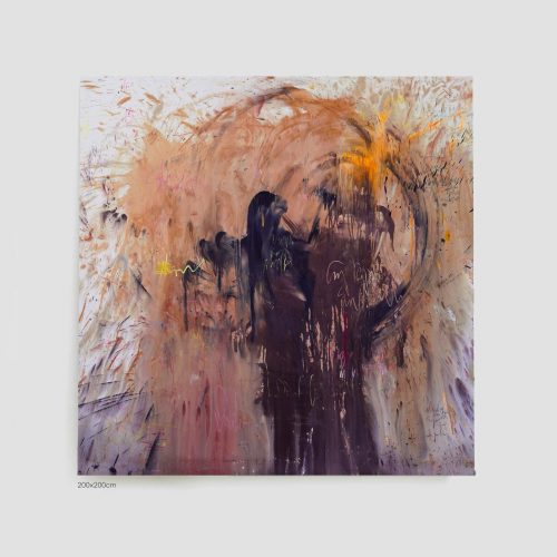 CARNE I, 2024 
200 x 200 cm 
Acrylic on canvas 
Price upon request