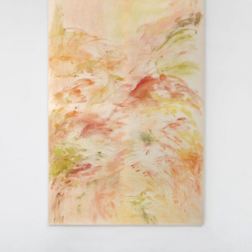 Después del silencio 3, 2025 
195 × 130 cm 
Acrylic and ink on canvas 
Price upon request