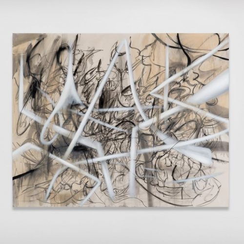 FORGOTTEN LANGUAGE, 2024 
225 x 180 cm 
Oil and enamel on canvas 
Price upon request