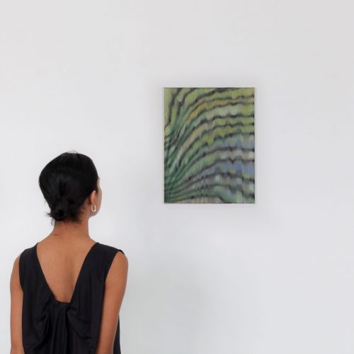 TRICKS III, 2022 
45 x 35 cm 
Oil on cotton 
Price upon request