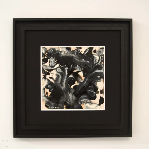 Untitled, 1985
24 x 24 cm and 44,2 x 44 cm with frame
Oil on cardboard
Price upon request