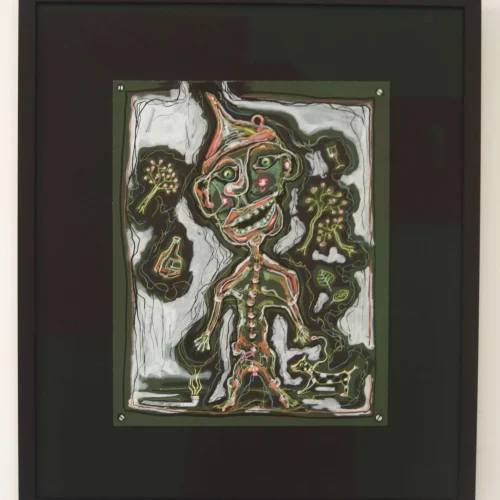 Untitled, 2025
30 x 24 cm and 46,5 x 40 cm with frame
Mixed media on cardstock
Price upon request
