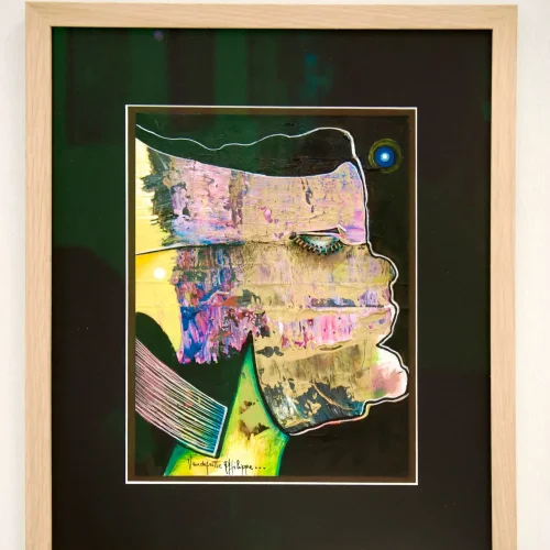 Untitled, 2026
30 x 24 cm and 38 x 32 cm with frame
Mixed media on cardstock
Price upon request