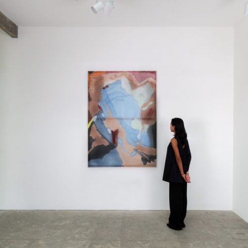 SINGING TO MY MOTHER, 2025 
170 x 120 cm 
Pigment on 100% silk 
Price upon request