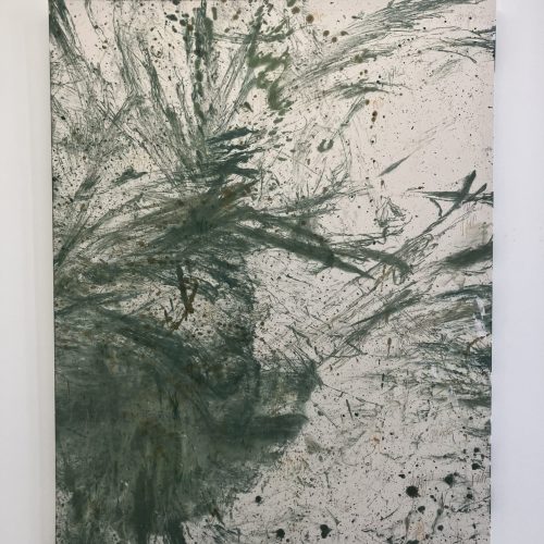 Performance La Huella del Flamenco, 2025 
180 × 140 cm  
Painting Acrylic on canvas 
Price upon request